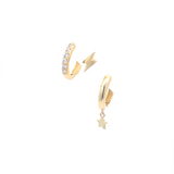Aretes Gold Star Set
