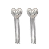 Aretes Kina Heart Silver