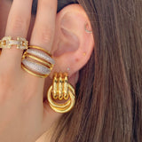 Aretes Maria Gold