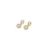 Aretes Round Gold