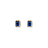 Aretes Roxana Zafiro Gold