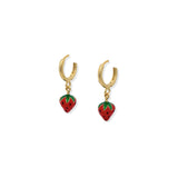 Aretes Strawberry Gold