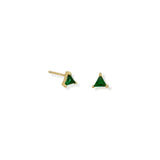 Aretes Triangle Emerald
