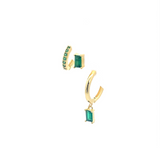 Aretes Yare Emerald Set