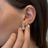 Aretes Drop White