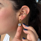 Aretes Round Gold