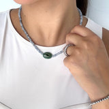 Collar Blue Emerald