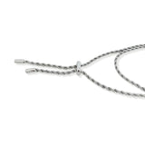 Collar Lariat Silver