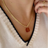 Collar Orange Quartz