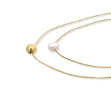 Collar Set Pearl Gold