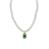 Collar Topacio  White