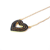 Collar Tuli Heart Black
