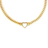 Collar Vero Heart Gold