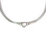 Collar Vero Heart Silver