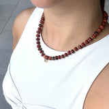 Collar Red Print