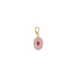 Dije Pink Oval