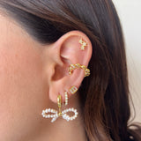Aretes Triple Star Gold