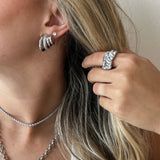 Aretes Ariana Silver
