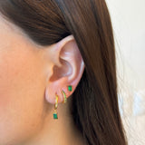 Aretes Yare Emerald Set
