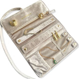 Joyero Terciopelo Sobre Beige