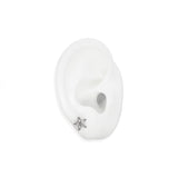 Piercing Flor Silver