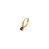 Piercing Ruby Hoop