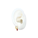 Piercing Ruby Hoop