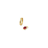 Piercing Ruby Hoop