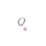 Piercing Tifa Pink Silver