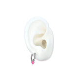 Piercing Tifa Pink Silver