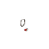 Piercing Tifa Red Silver