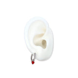 Piercing Tifa Red Silver
