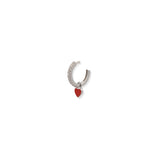 Piercing Tifa Red Silver