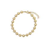 Cadena Pulsera Bolitas Chunky Gold