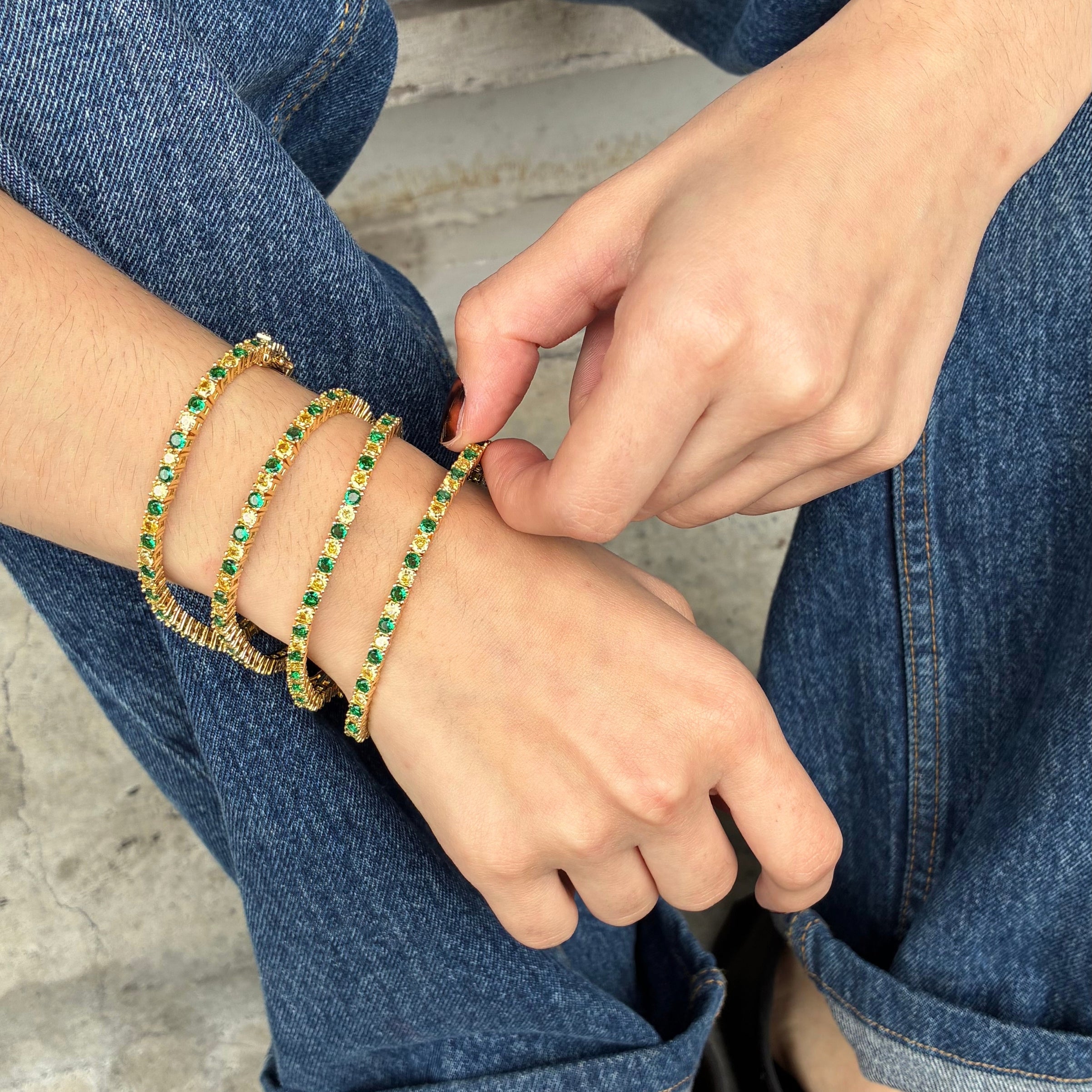 Pulsera Flora Emerald