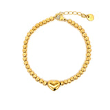 Pulsera Itzel Heart Gold