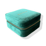 Joyero Terciopelo Cuadrado Verde