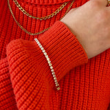 Pulsera Tennis Gold