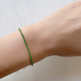 Pulsera Tennis Emerald